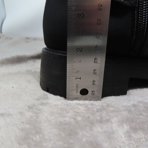 Karl Lagerfeld Paris Milla Embellished Rhinestone 8.5M Leather Tall Riding Boots - Picture 11 of 16